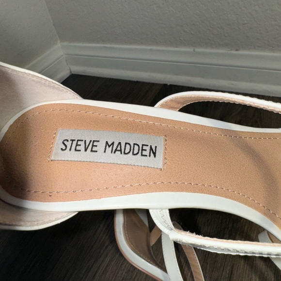 Steve Madden white womens heels size 9 - Picture 7 of 7